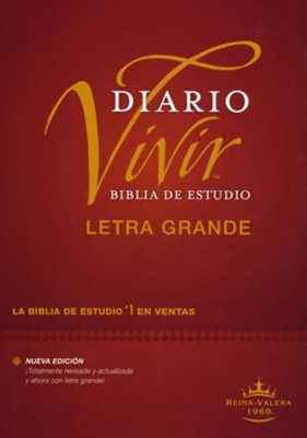 Espagnol, Bible d'étude Reina Valera 1960, gros caractères, orange
