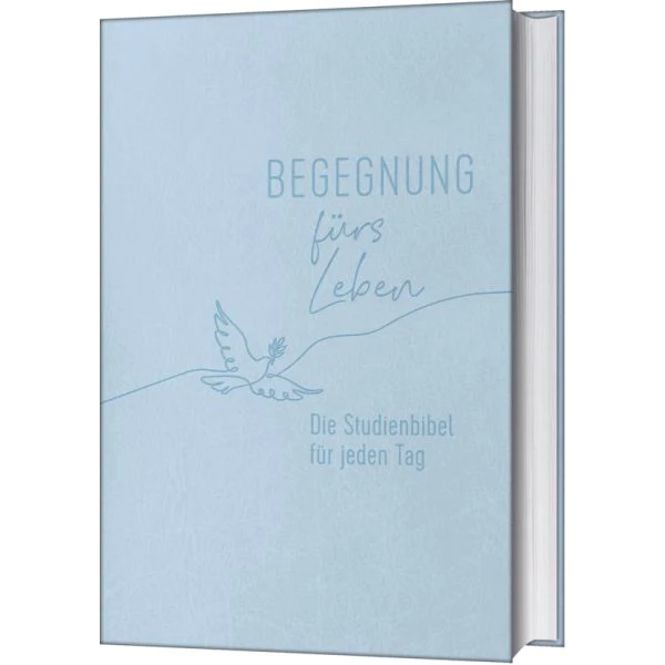 Begegnung fürs Leben - Kunstleder - Die Studienbibel für jeden Tag