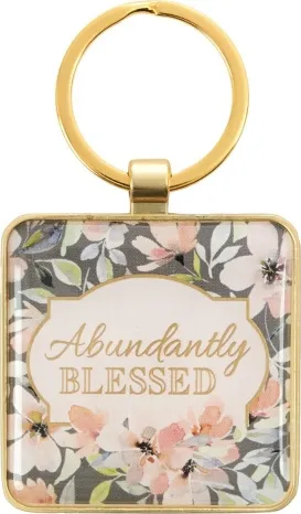 Keyring Abundantly Blessed - Kunstharzfüllung - Schlüsselanhänger