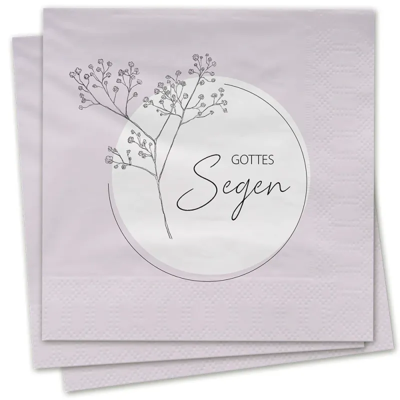 Gottes Segen - Servietten - 20 Servietten, 33 x 33 cm