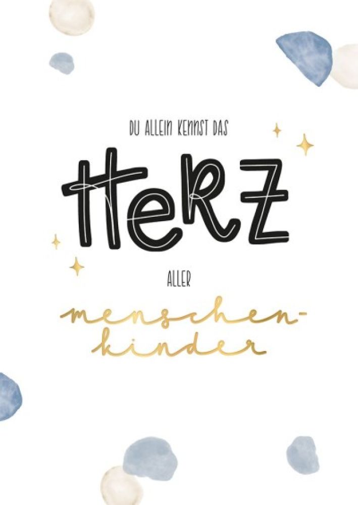 Himmelsglück - Postkarten-Set (12 Postkarten) - Bibel-Lettering Postkarten-Set