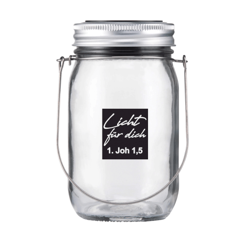 Licht für dich - Solarlampe aus Glas