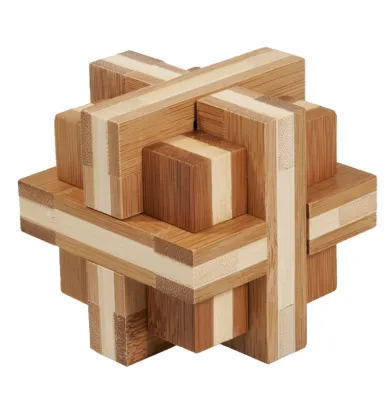 Casse-tête bambou : double croix