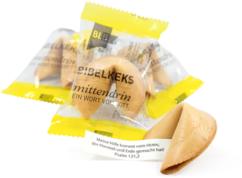 Bibelkeks - Mittendrin Ein Wort von Gott - mehr als ein Glückskeks!