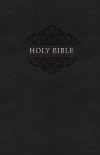 Anglais, Bible King James Version, similicuir noir