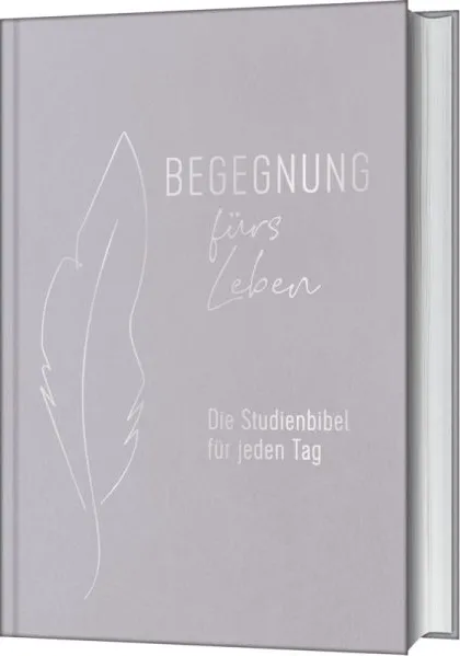 Begegnung fürs Leben - Leder - Die Studienbibel für jeden Tag