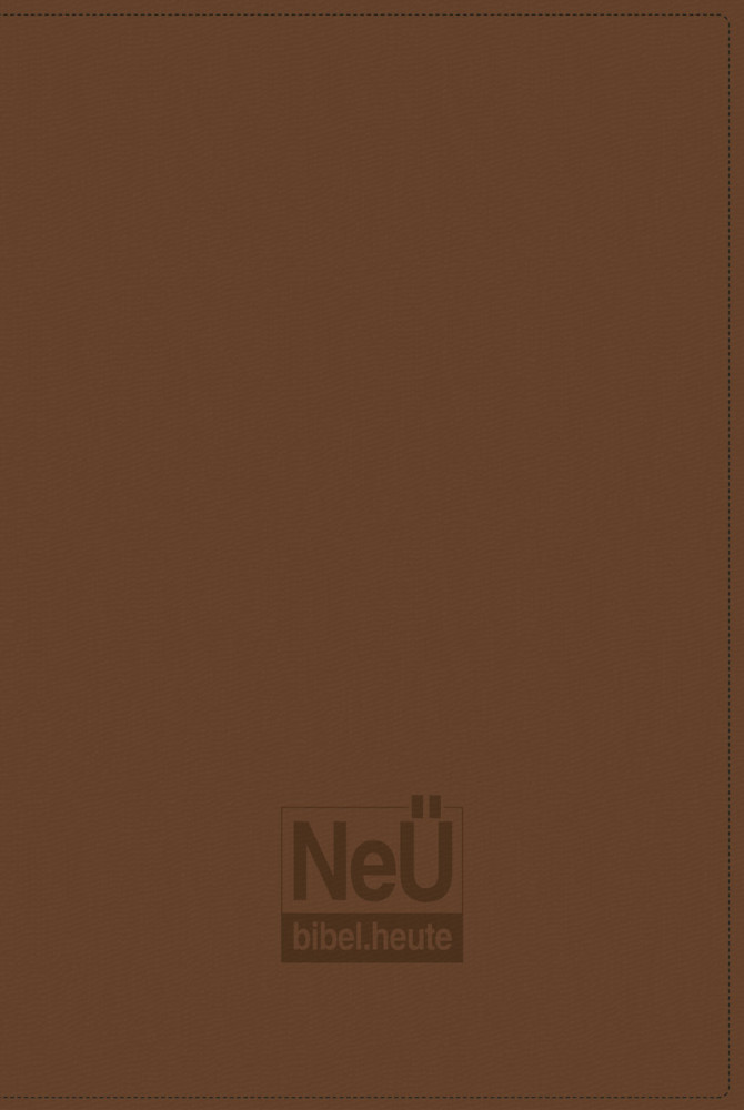 NeÜ bibel.heute, Taschenausgabe, Kunstleder braun