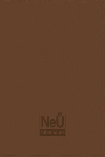 NeÜ bibel.heute, Taschenausgabe, Kunstleder braun