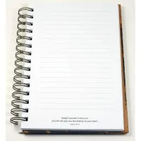 Notizbuch - Hope and Anchor / Hoffnung und Anker / Heb 6:19 - mit Spiralbindung, schwarz,...