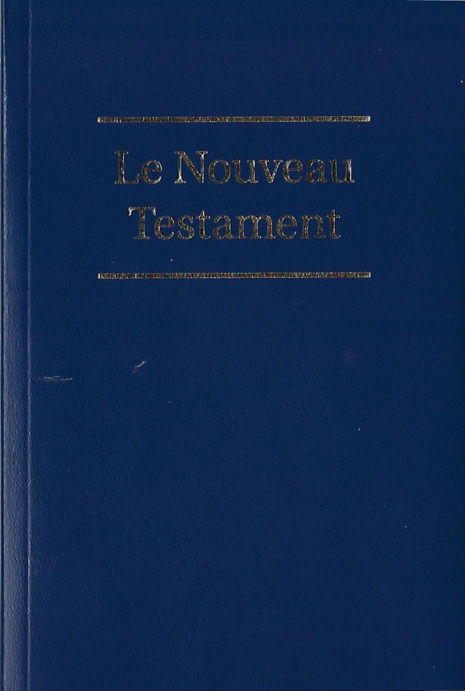 Nouveau Testament, Lausanne révisée 2023, broché, vinyl, souple, bleu