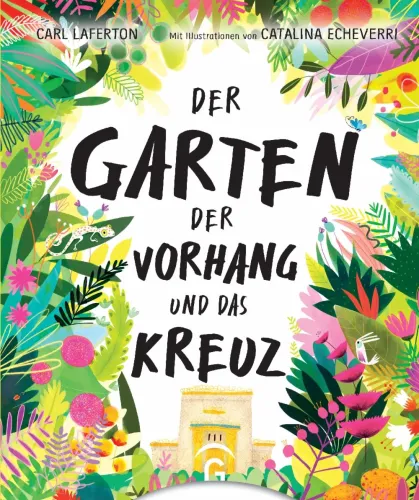 Der Garten der Vorhang und das Kreuz