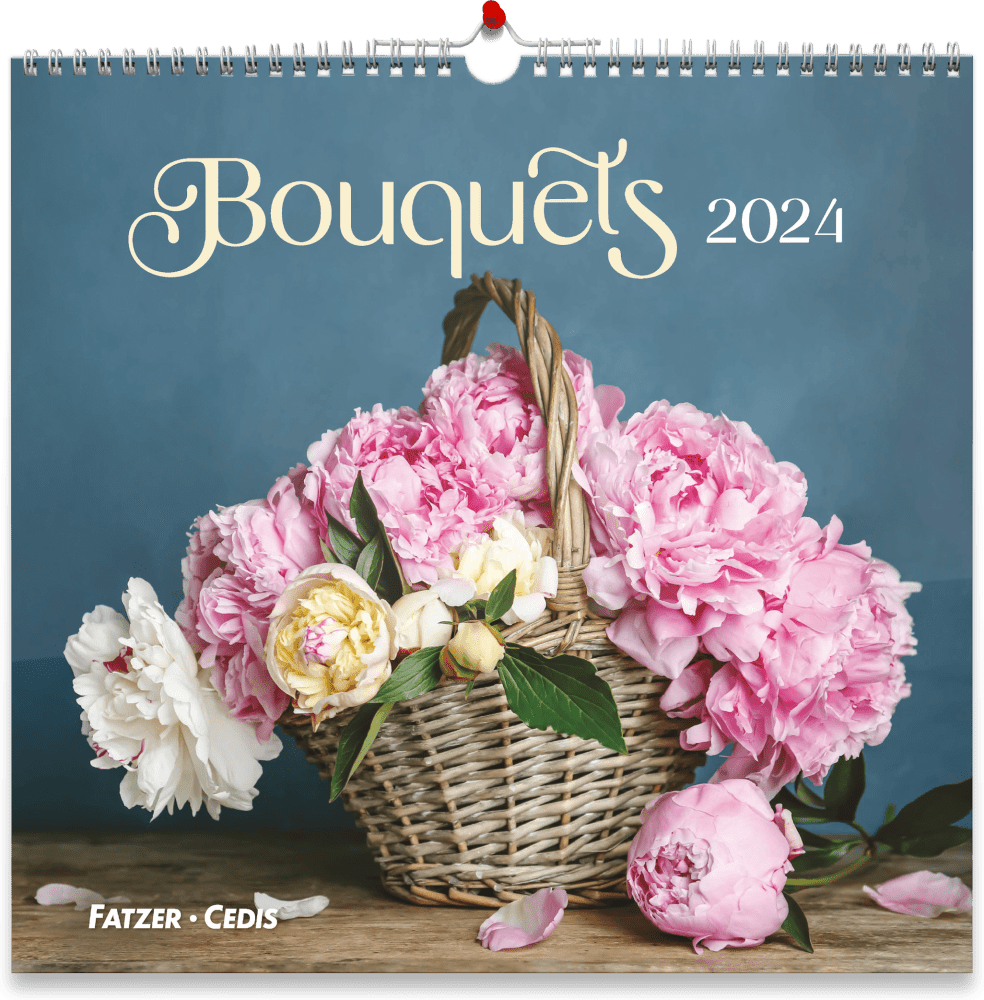 Bouquets, Grand format - 12 belles photos de bouquets dans un joli  calendrier - 2024 :: La Maison de la Bible Suisse