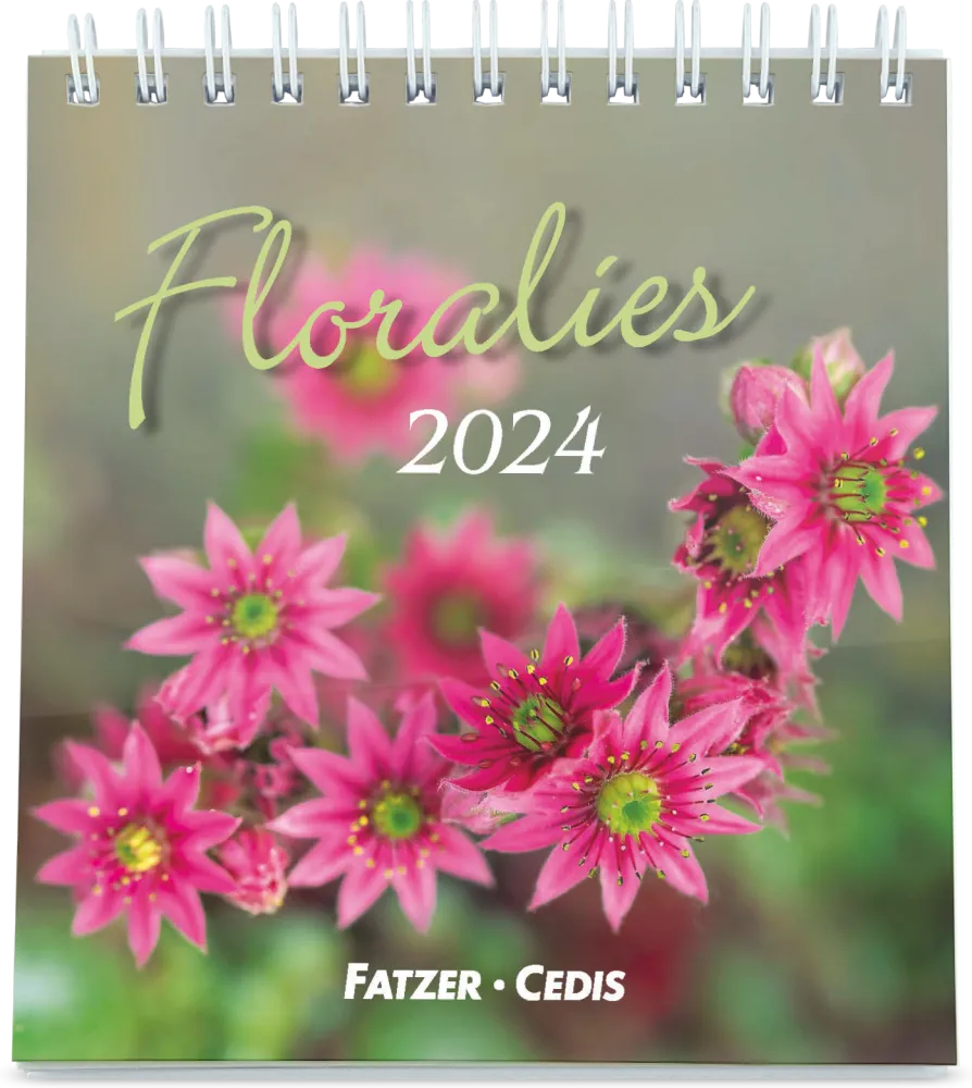 Floralies - calendrier de table