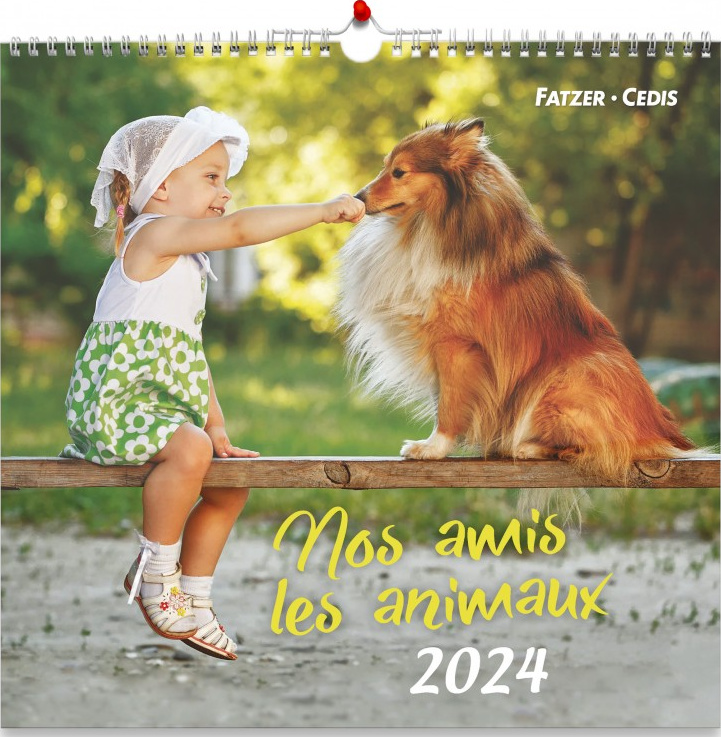 Nos amis les animaux - Calendrier grand format