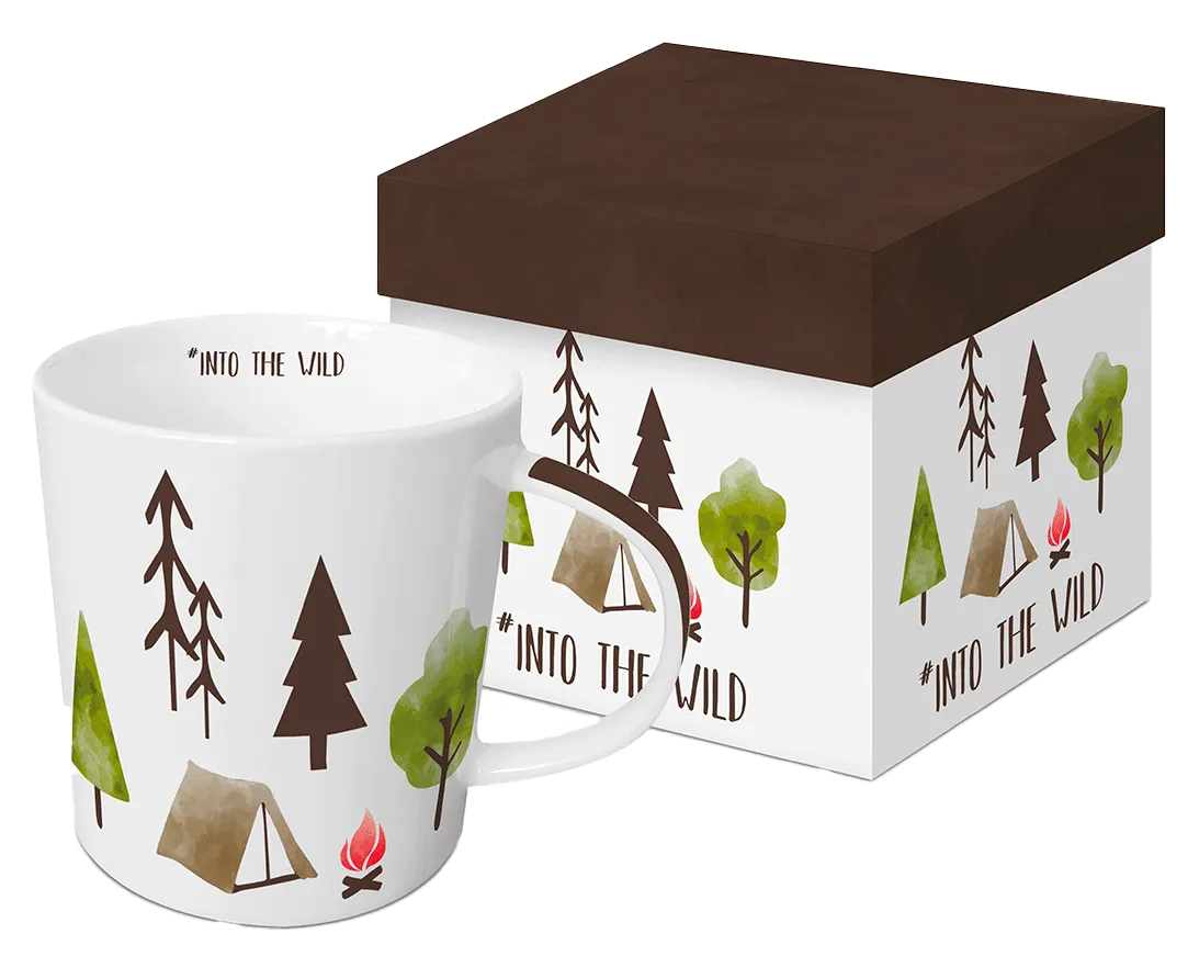 Tasse - Into the Wild - weiss, 400ml