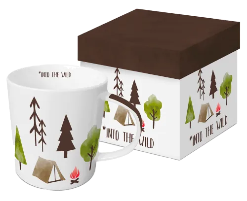 Tasse - Into the Wild - weiss, 400ml
