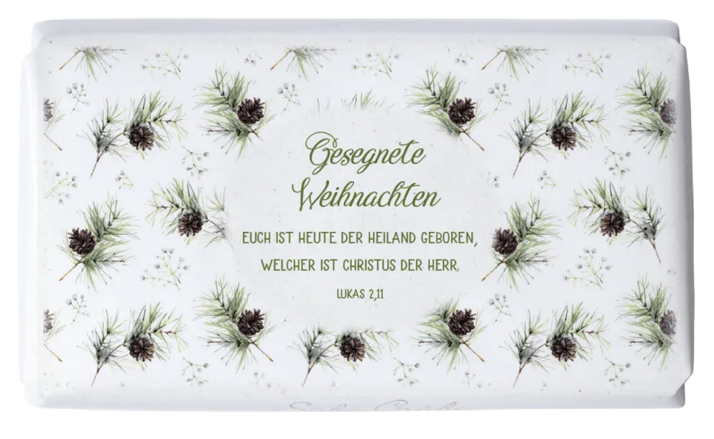 Schokolade Weihnachten Euch ist heute der Heiland geborgen - Lukas 2,11