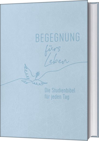 Begegnung fürs Leben - Kunstleder - Die Studienbibel für jeden Tag