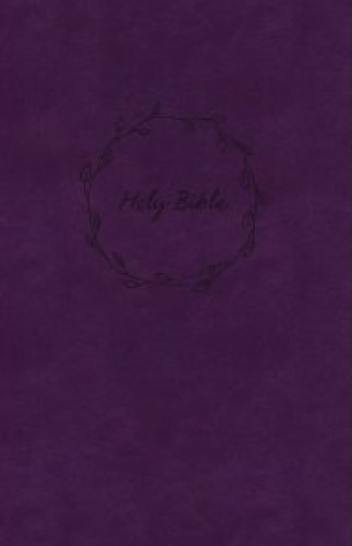 Anglais, Bible New King James Version, grand format, violet
