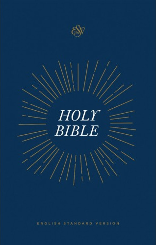 Anglais, Bible English Standard Version, paperback, bleue