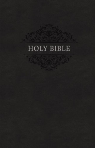 Anglais, Bible New King James Version, similicuir, noire, grand caractères