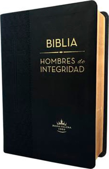 Espagnol, Bible d'étude pour hommes Reina Valera 1960, cuir, noire