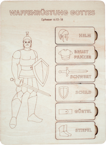 Waffenrüstung Gottes – Krieger - Lerne die Waffenrüstung Gottes (Epheser 6) kennen.