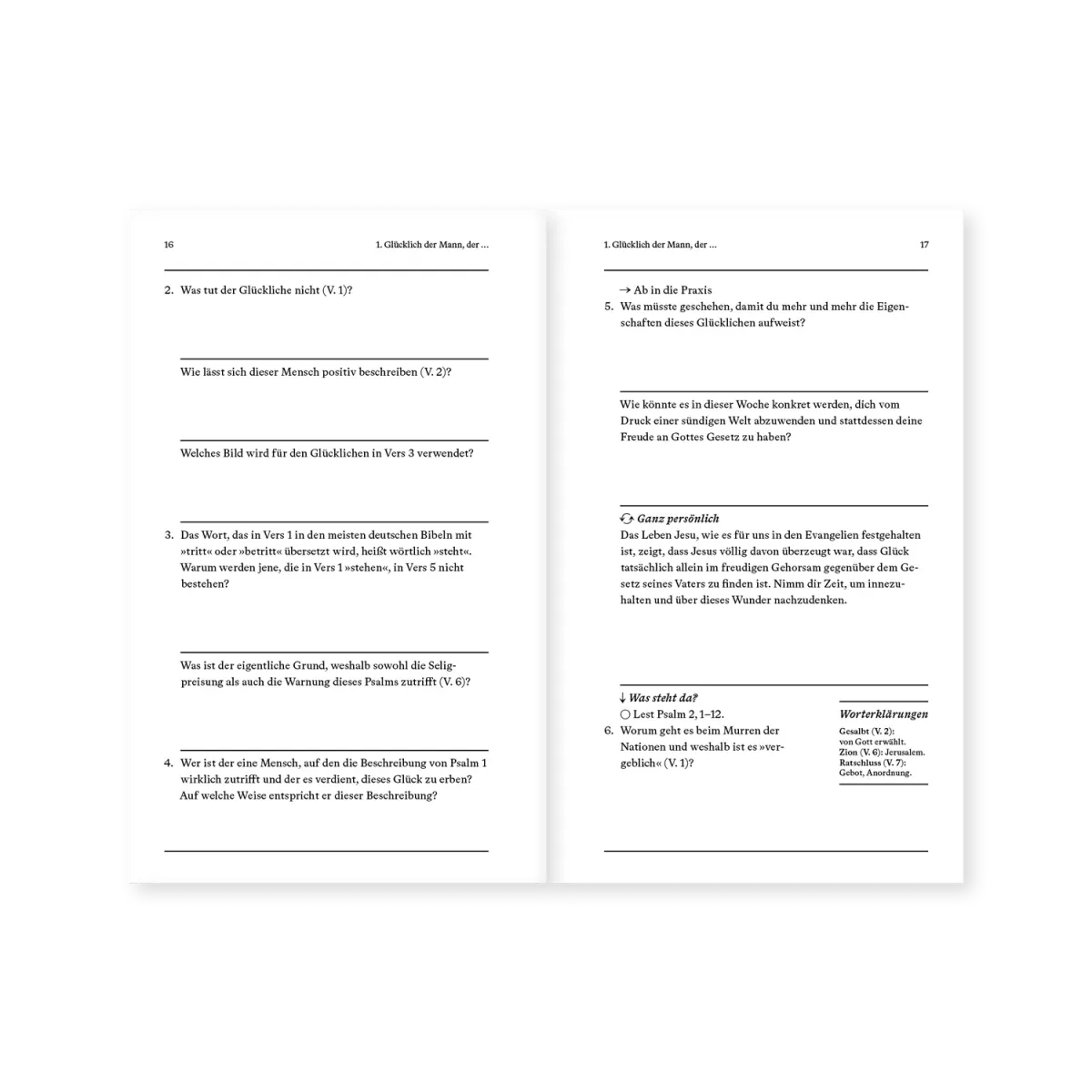 Psalmen (Arbeitsheft) - Reihe Die Bibel erklärt