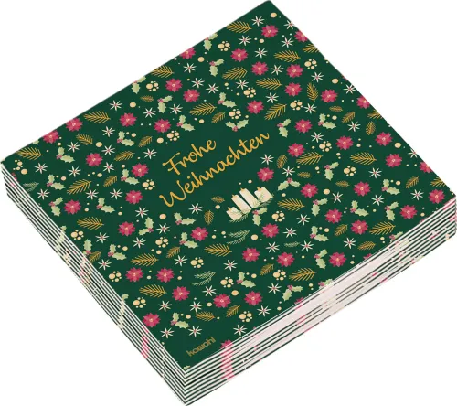 Frohe Weihnachten / Freue dich, der Retter ist da! (20 Servietten) - 33 x 33 cm
