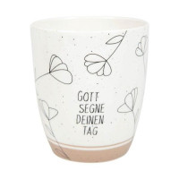 Tasse - Gott segne deinen Tag - weiss, 350ml