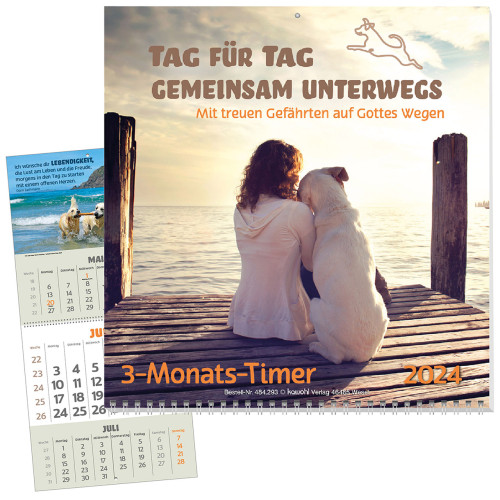 Tag für Tag gemeinsam unterwegs  (Wandkalender) - Mit treuen Gefährten auf Gottes Wegen -...