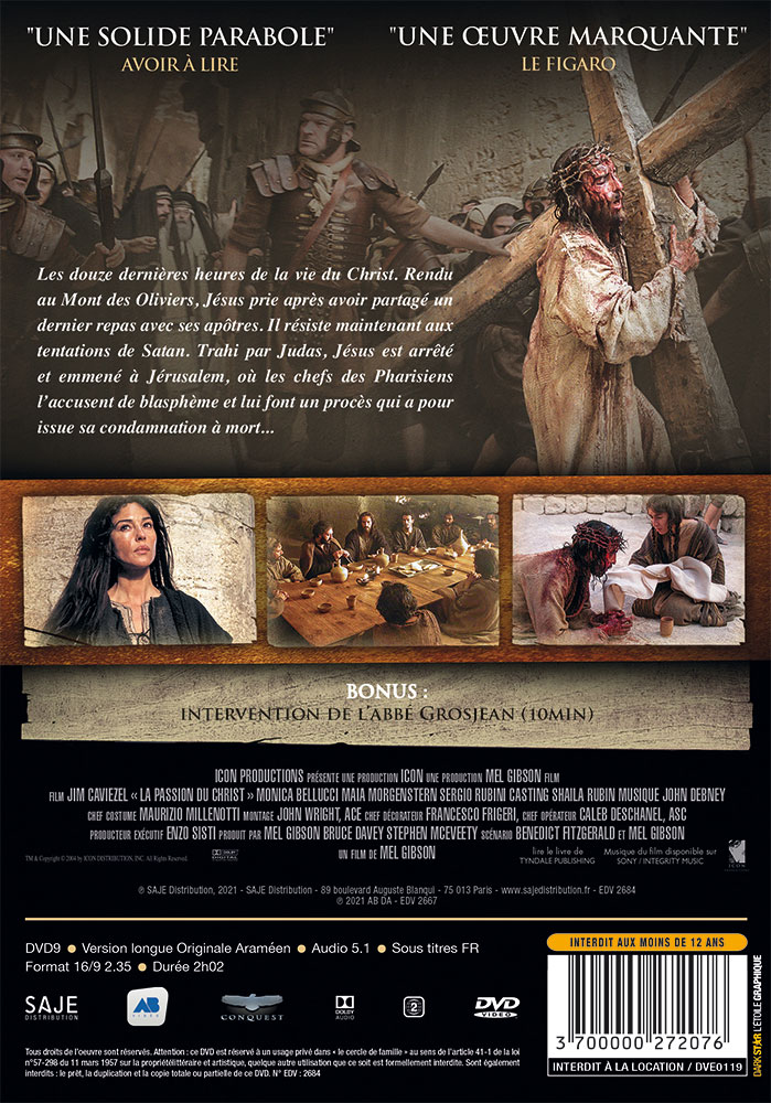 Passion du Christ (La) - (2004) [DVD]