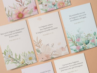 Coffret de 100 mini-cartes - 100 versets - Trésors des Psaumes