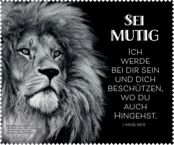 Sei mutig (Mikrofasertuch) - 15 x 18 cm
Ultrafeines Microfaserreinigungs- und Brillentuch für...