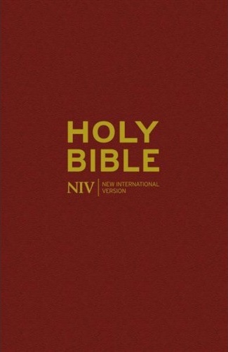 Anglais, Bible, New International Version, cartonnée, bordeaux - NIV Popular Burgundy Hardback Bible