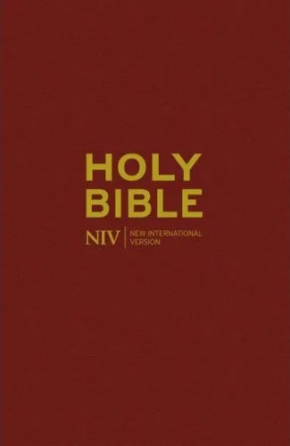 Anglais, Bible, New International Version, cartonnée, bordeaux - NIV Popular Burgundy Hardback Bible