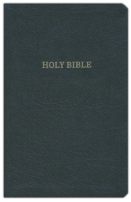 Anglais, Bible King James Version, très grand caractères, noire