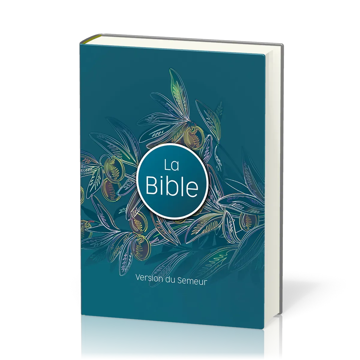 Bible Semeur 2015 compacte, couverture rigide olivier, tranche blanche