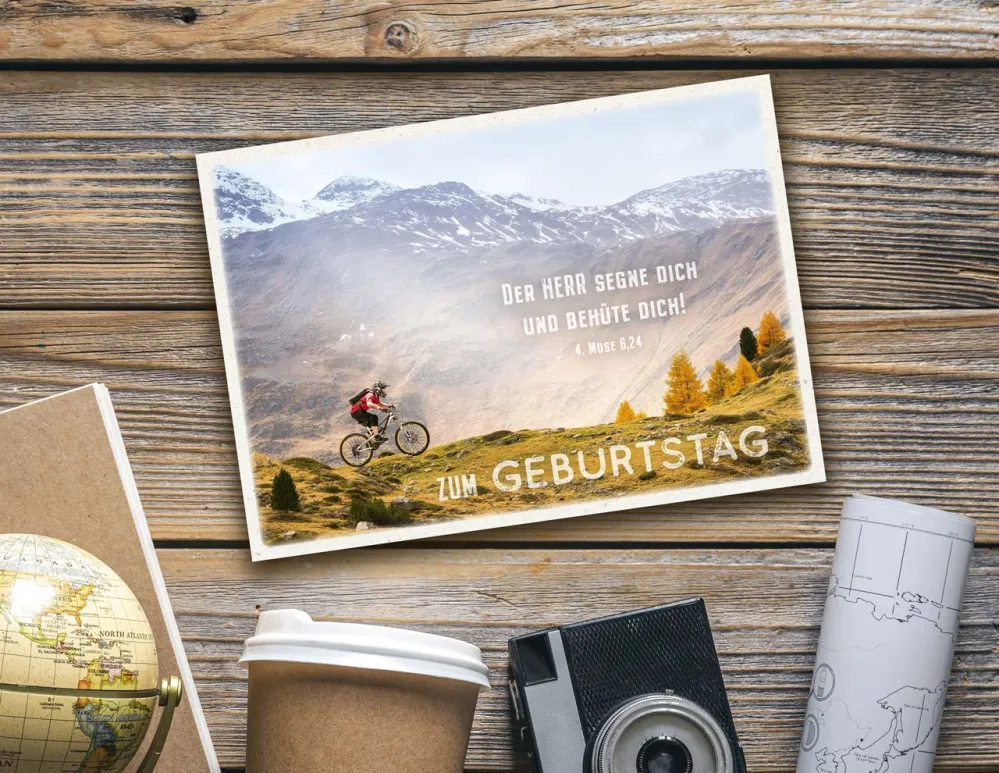 Postkarten Der HERR segne - Zum Geburstag