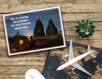 Postkarten Gott ist derjenige der ein Wunder aus jeder Situation machen kann