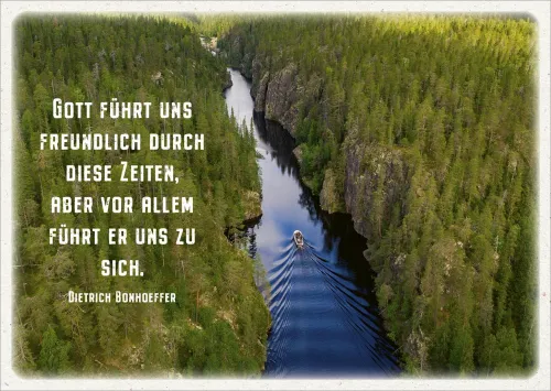 Postkarten Gott führt uns