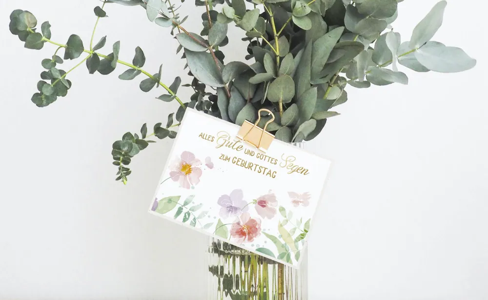 Postkarten Alles gute und Gottes Segen Zum Geburstag