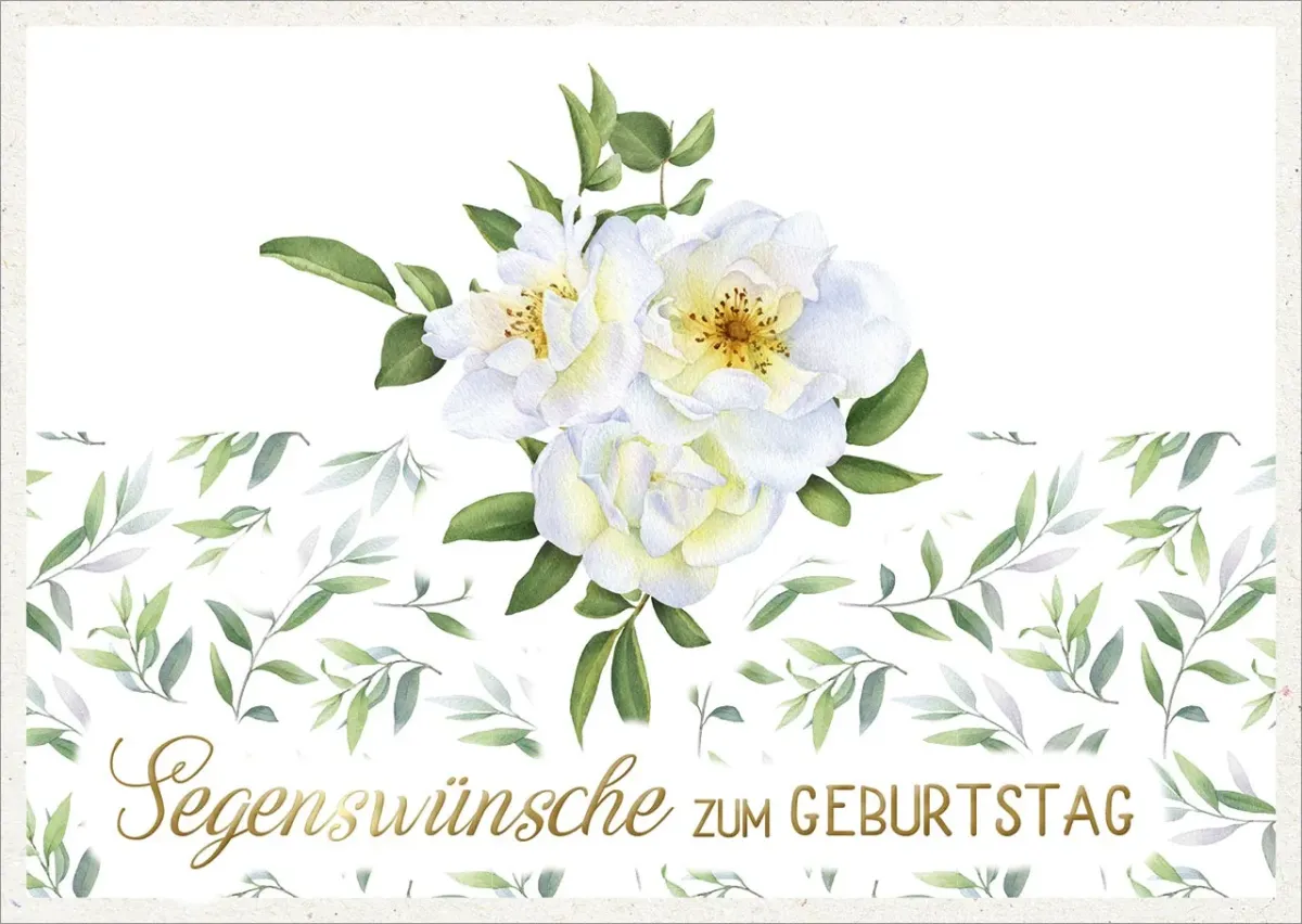 Postkarten Segenswünsche zum Geburtstag