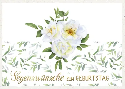 Postkarten Segenswünsche zum Geburtstag