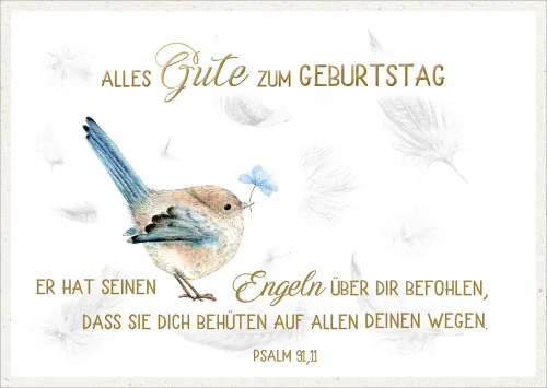 Postkarten Er hat sienen Engeln befohlen