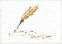 Postkarten Vielen Dank