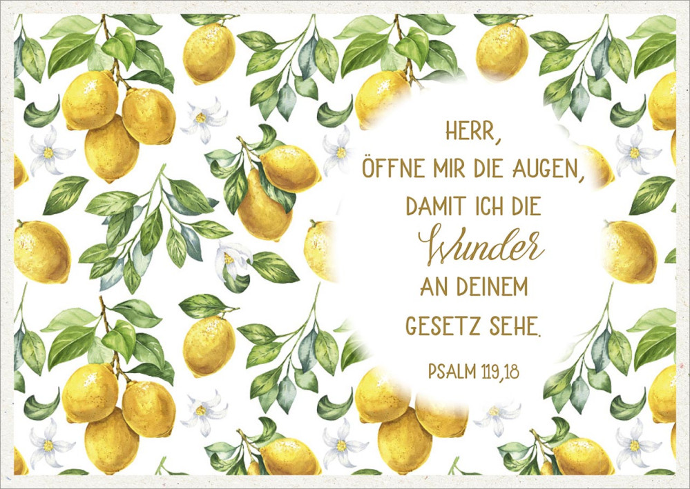 Postkarten Herr, öffne mir die Augen - Psalm 119,18