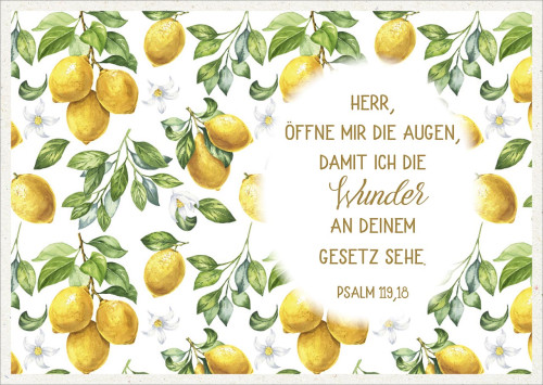 Postkarten Herr, öffne mir die Augen - Psalm 119,18