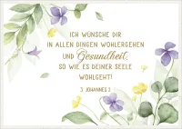 Postkarten Wohlergehen - 3. Johannes 2