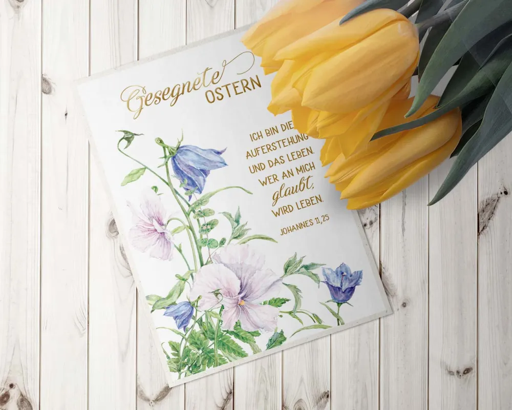 Postkarte Gesegnete - Ostern